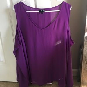 Purple blouse a.n.a